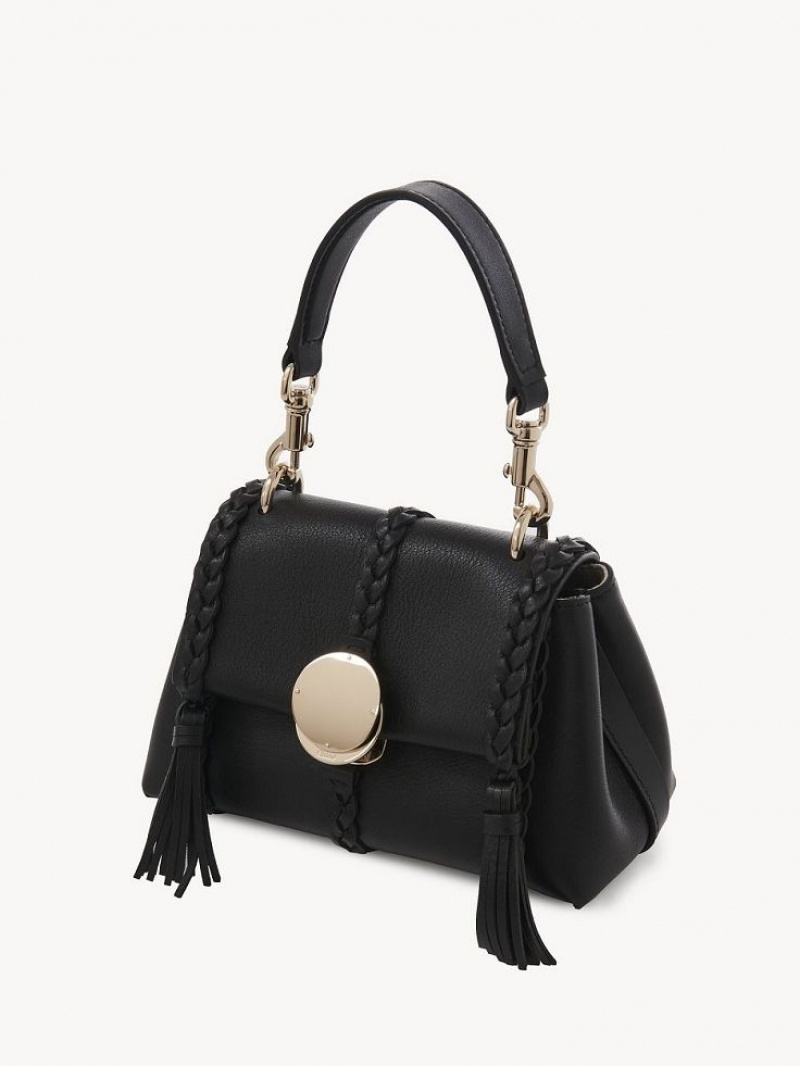 Chloe Penelope Soft Shoulder Mini Tassen Zwart | CHE-SR13706