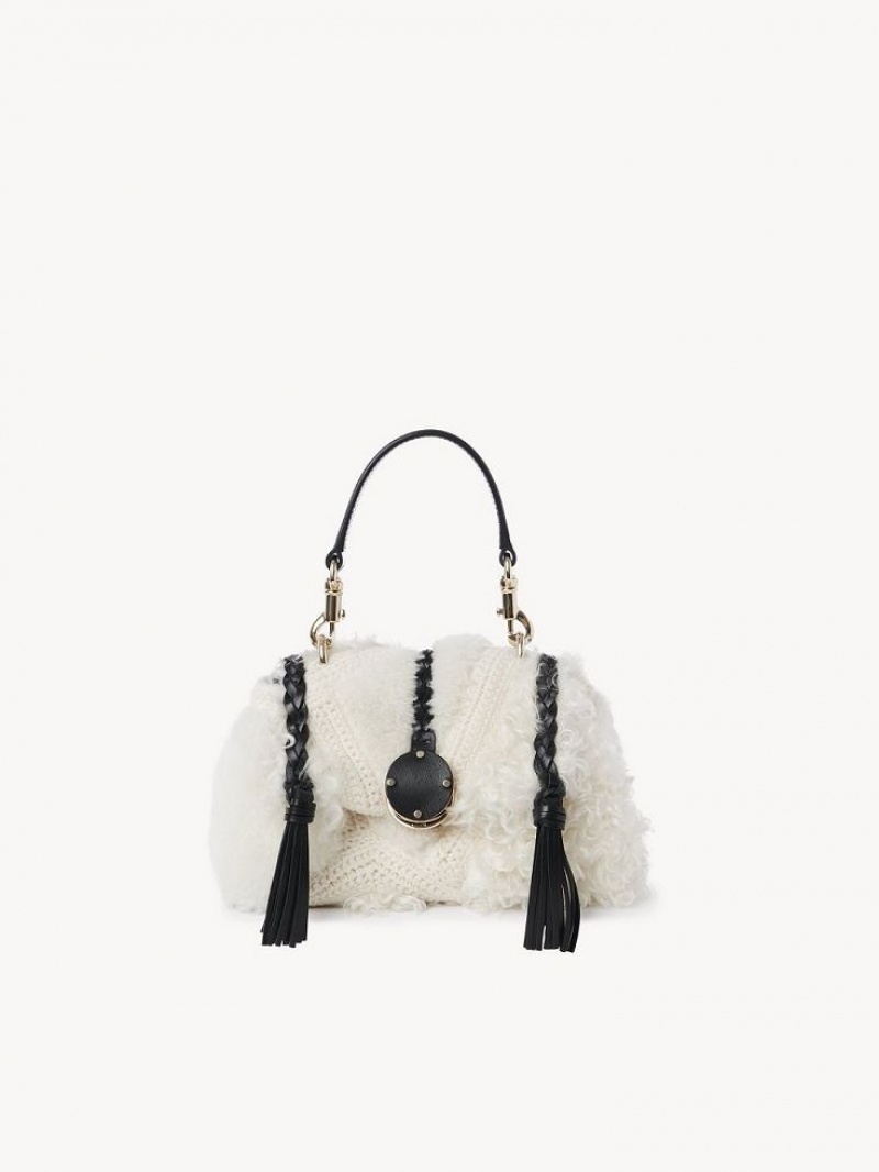 Chloe Penelope Soft Shoulder Mini Tassen Wit | CHE-SR13707