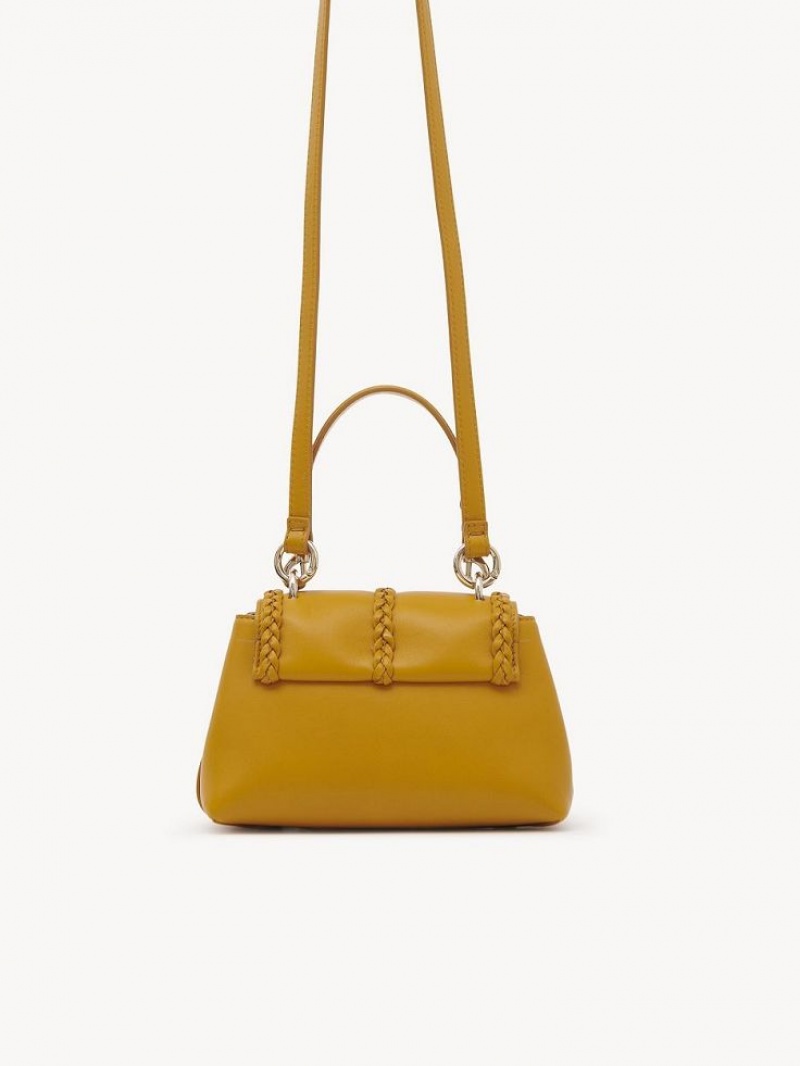 Chloe Penelope Soft Shoulder Mini Tassen Geel | CHE-SR13736
