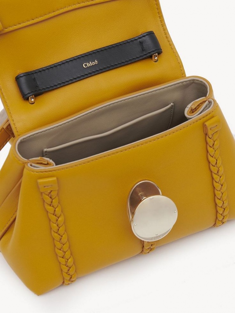 Chloe Penelope Soft Shoulder Mini Tassen Geel | CHE-SR13736