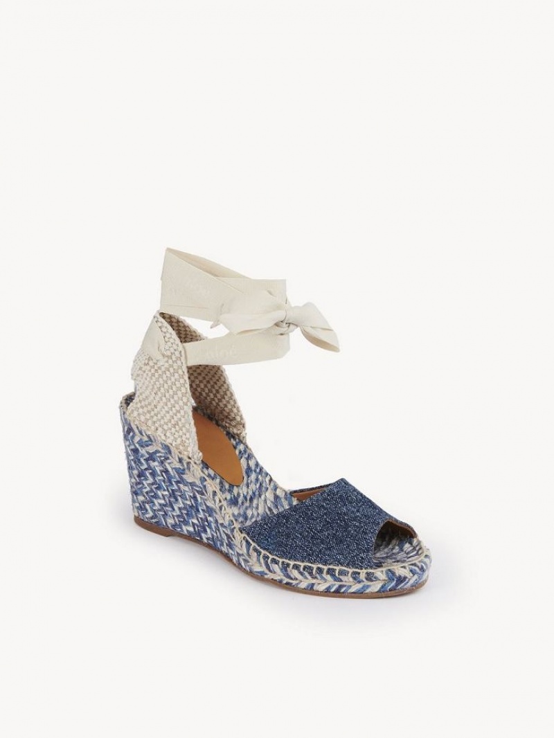 Chloe Piia Espadrilles Blauw | CHE-SR14150