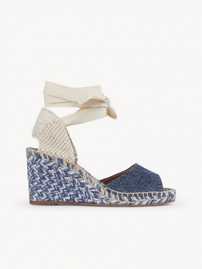 Chloe Piia Espadrilles Blauw | CHE-SR14150