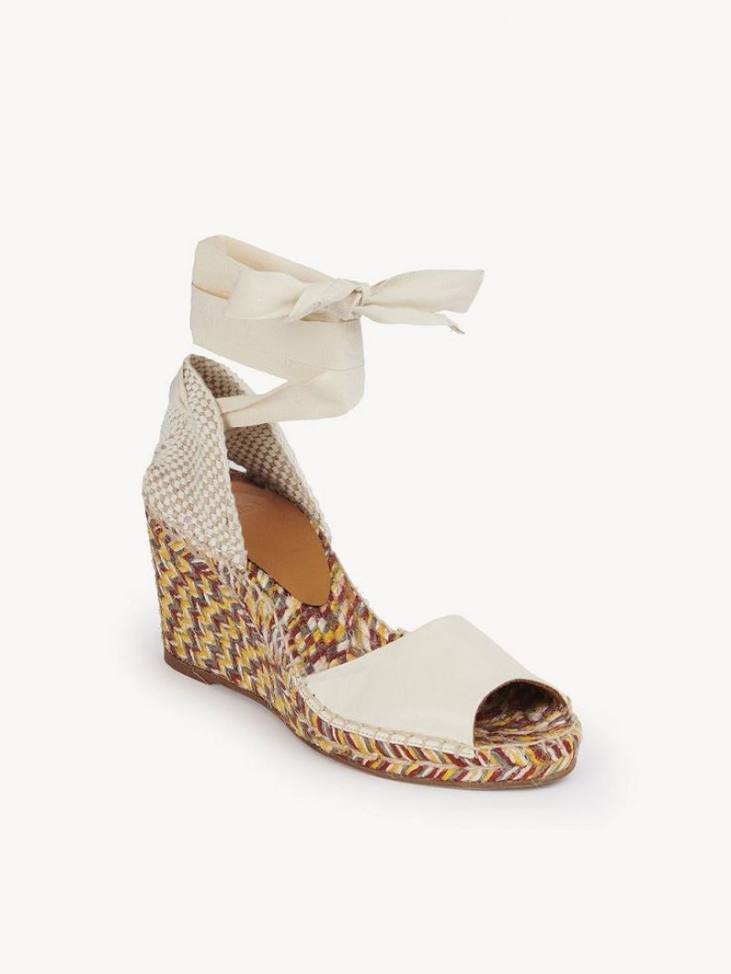 Chloe Piia Espadrilles Wit | CHE-SR14149