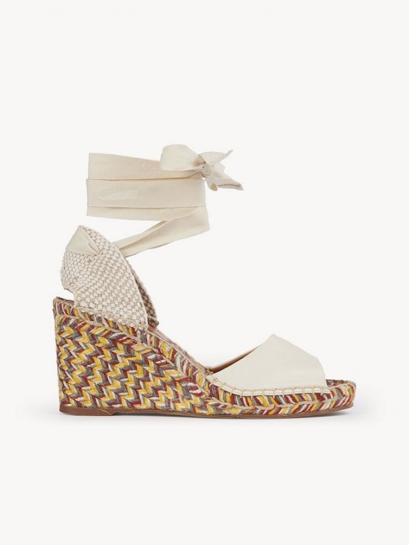 Chloe Piia Espadrilles Wit | CHE-SR14149