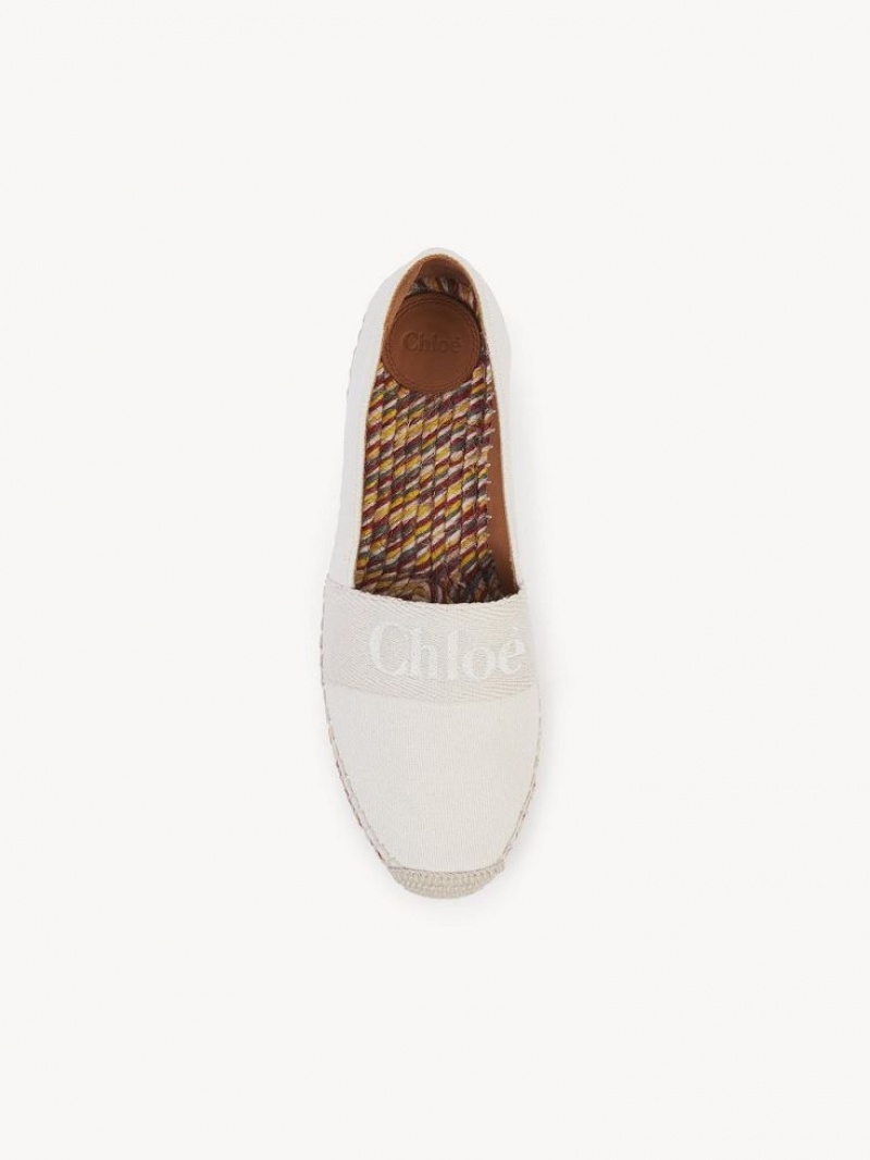 Chloe Piia Platte Espadrilles Grijs | CHE-SR14154