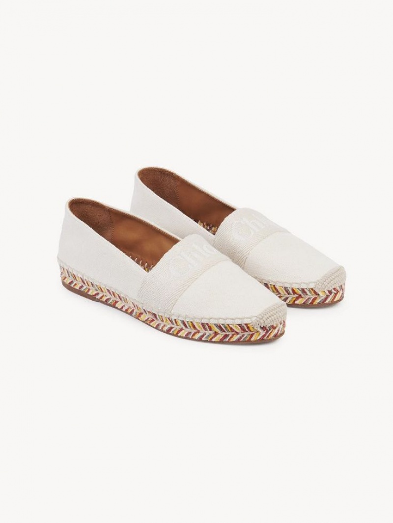 Chloe Piia Platte Espadrilles Grijs | CHE-SR14154