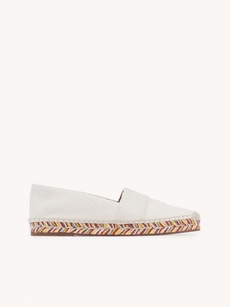Chloe Piia Platte Espadrilles Grijs | CHE-SR14154