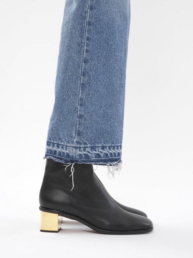 Chloe Rebecca Enkellaarzen Zwart | CHE-SR14232