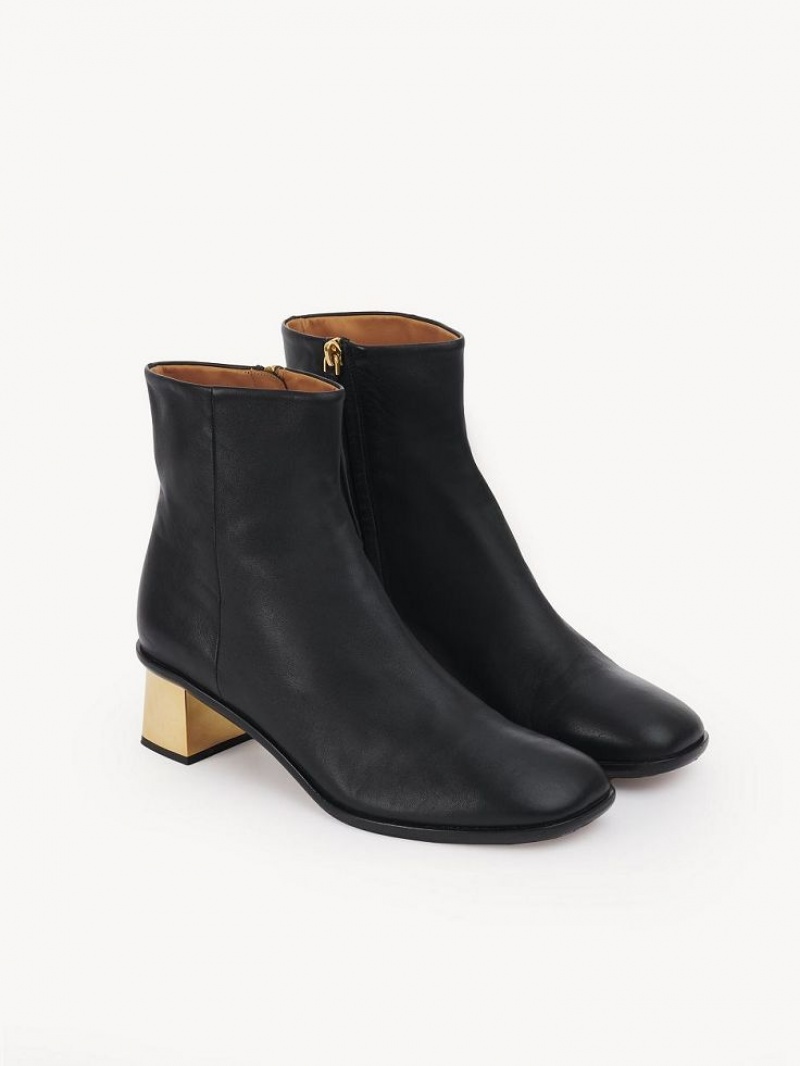 Chloe Rebecca Enkellaarzen Zwart | CHE-SR14232