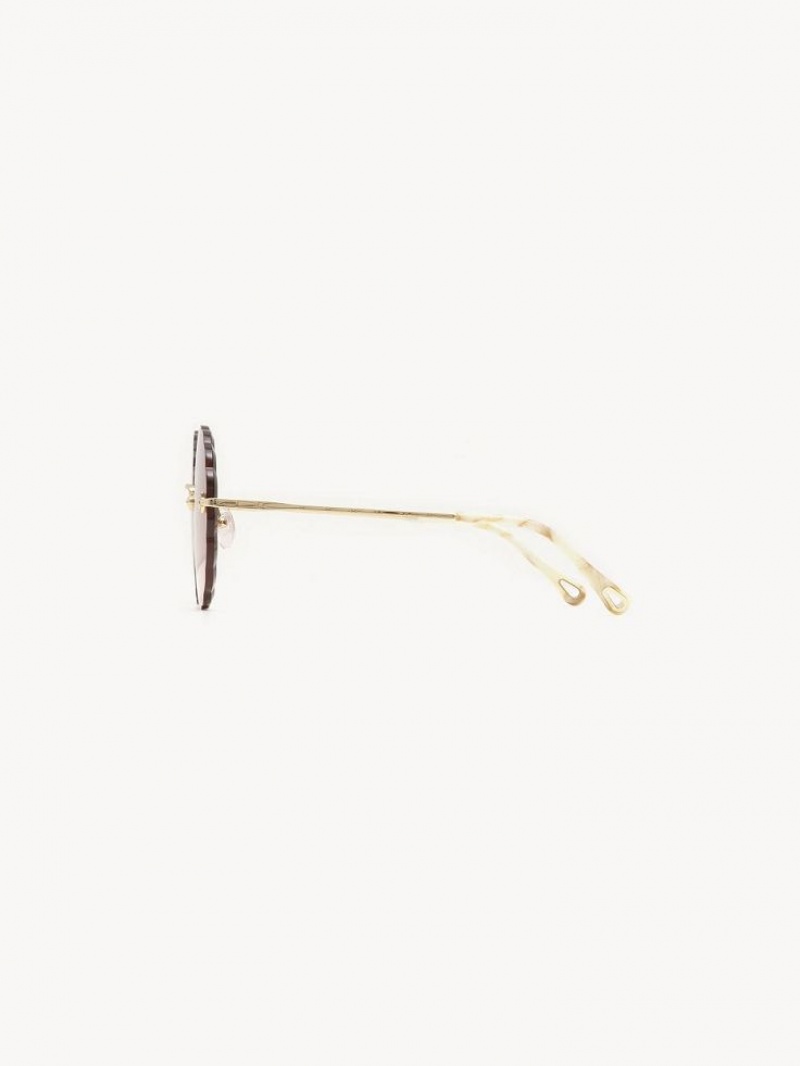 Chloe Rosie Zonnebril Goud Roze | CHE-SR14555