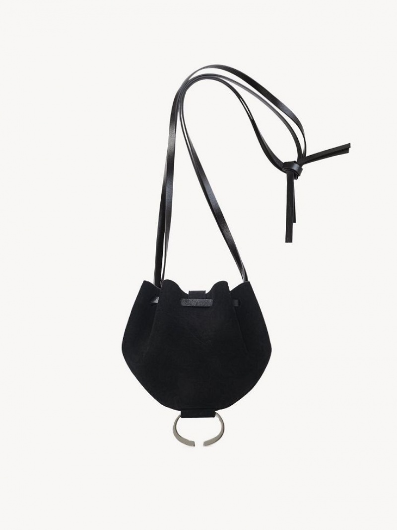 Chloe Round Clutch Zwart | CHE-SR13744
