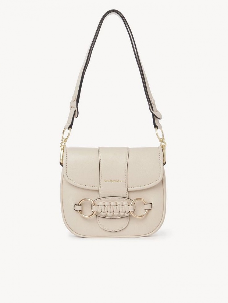 Chloe Saddie Satchel Schoudertassen Beige | CHE-SR14668