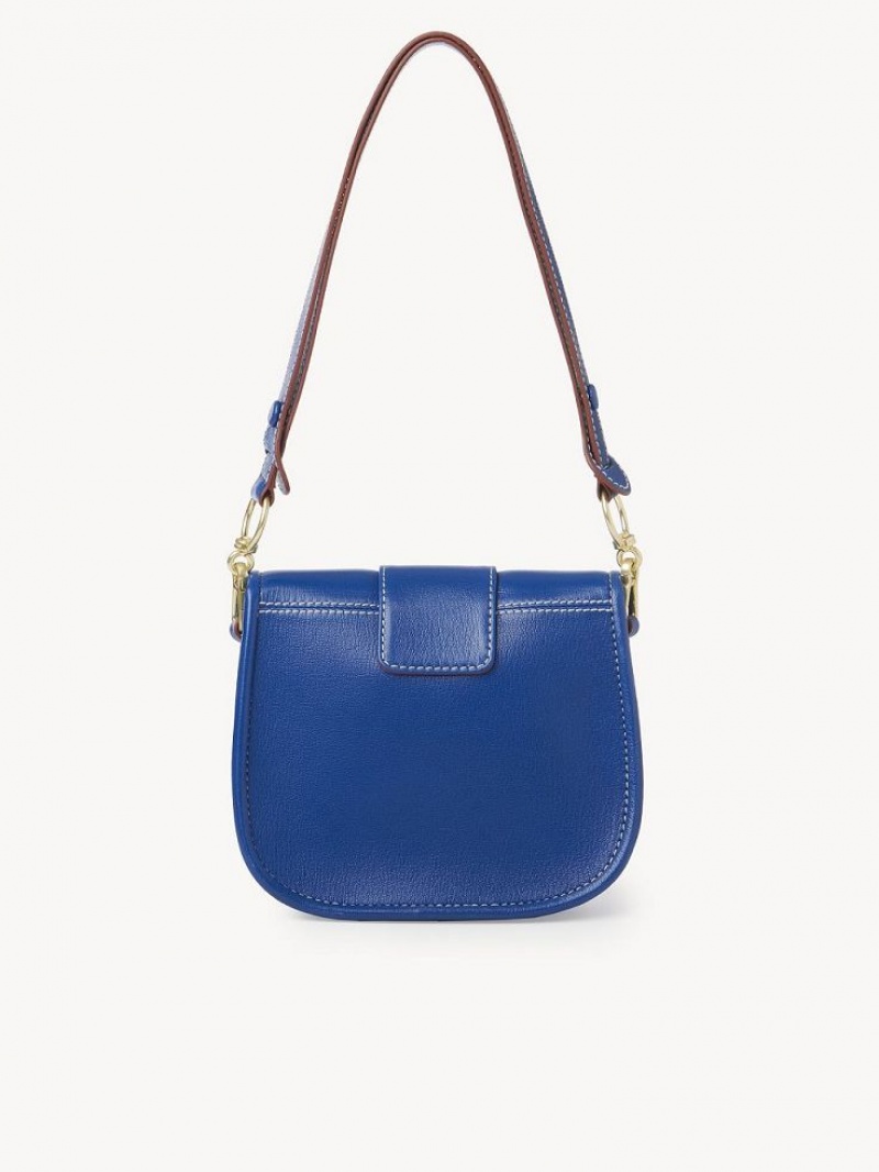 Chloe Saddie Satchel Schoudertassen Blauw | CHE-SR14587