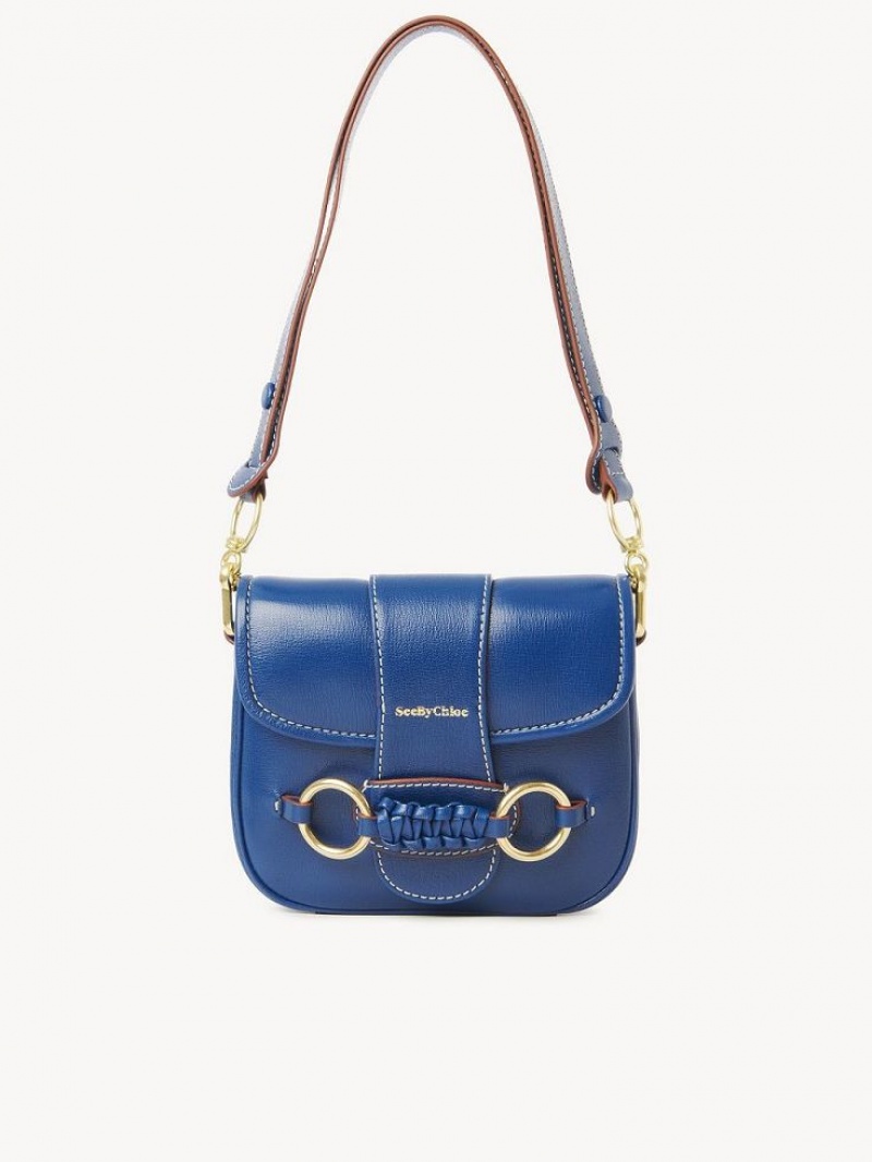 Chloe Saddie Satchel Schoudertassen Blauw | CHE-SR14587
