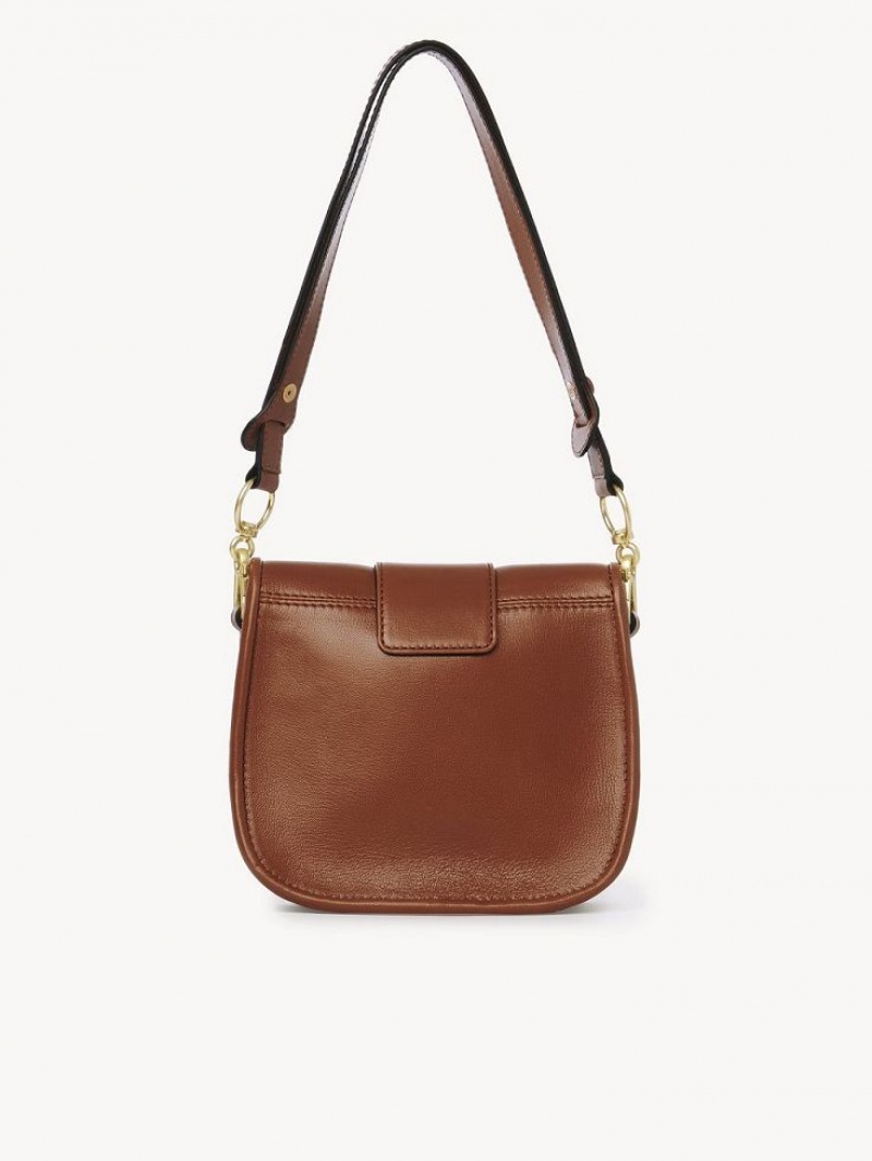 Chloe Saddie Satchel Schoudertassen Bruin | CHE-SR14632
