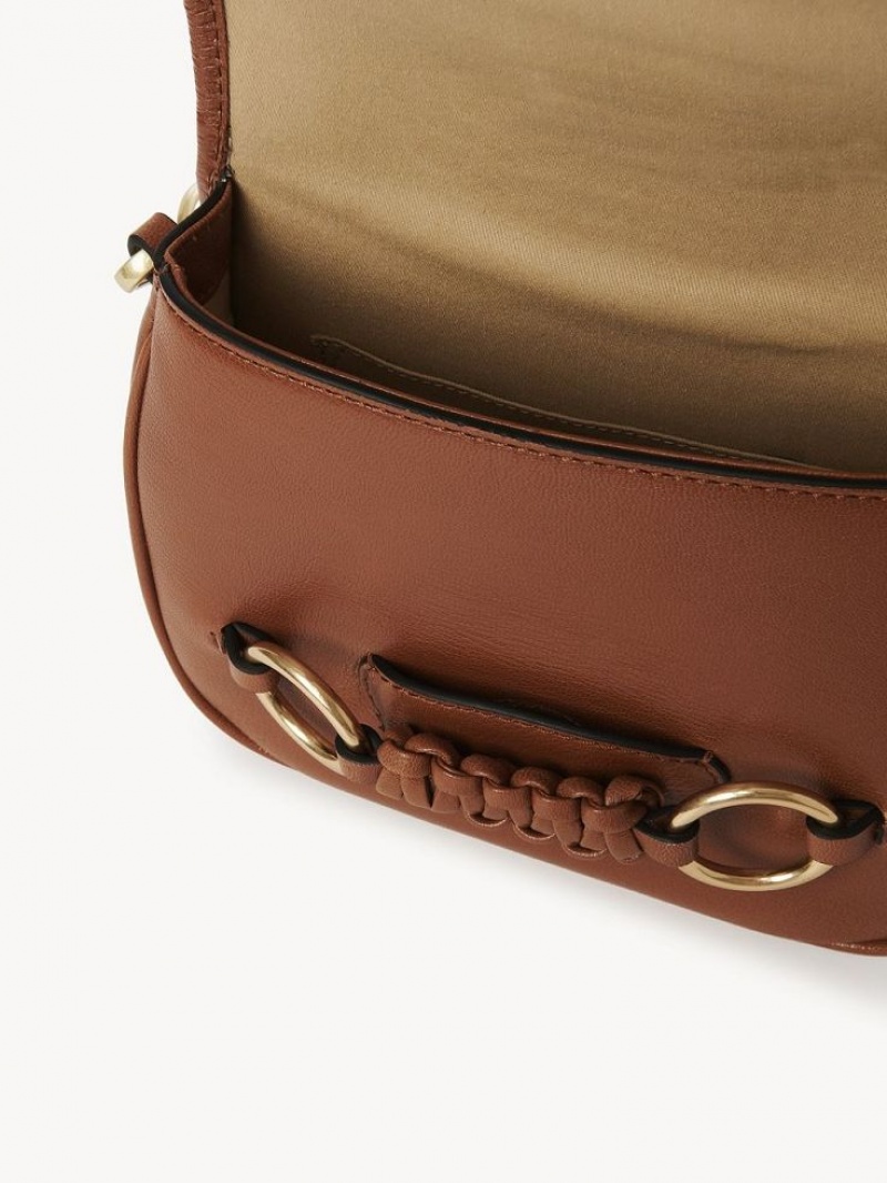 Chloe Saddie Satchel Schoudertassen Bruin | CHE-SR14632