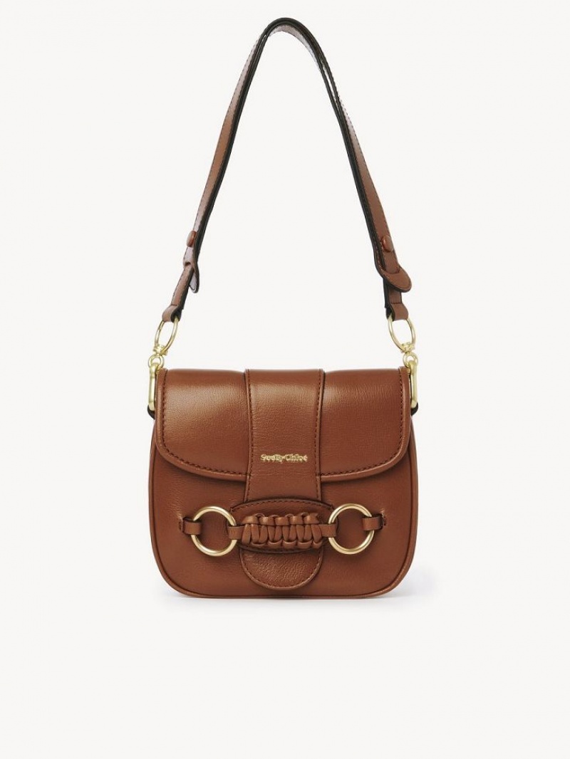 Chloe Saddie Satchel Schoudertassen Bruin | CHE-SR14632