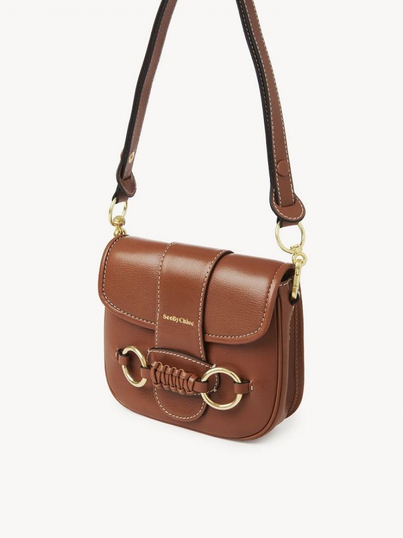 Chloe Saddie Satchel Schoudertassen Bruin | CHE-SR14667