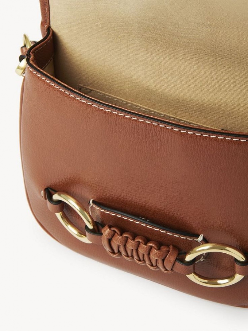 Chloe Saddie Satchel Schoudertassen Bruin | CHE-SR14667