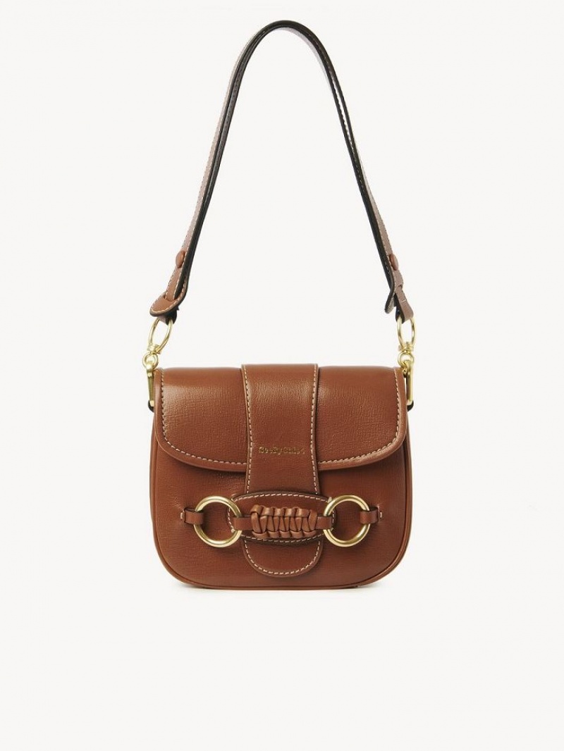 Chloe Saddie Satchel Schoudertassen Bruin | CHE-SR14667
