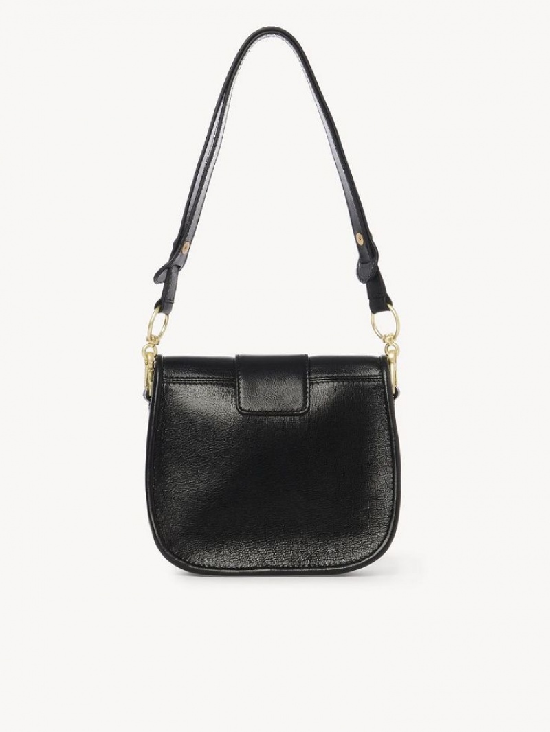 Chloe Saddie Satchel Schoudertassen Zwart | CHE-SR14631