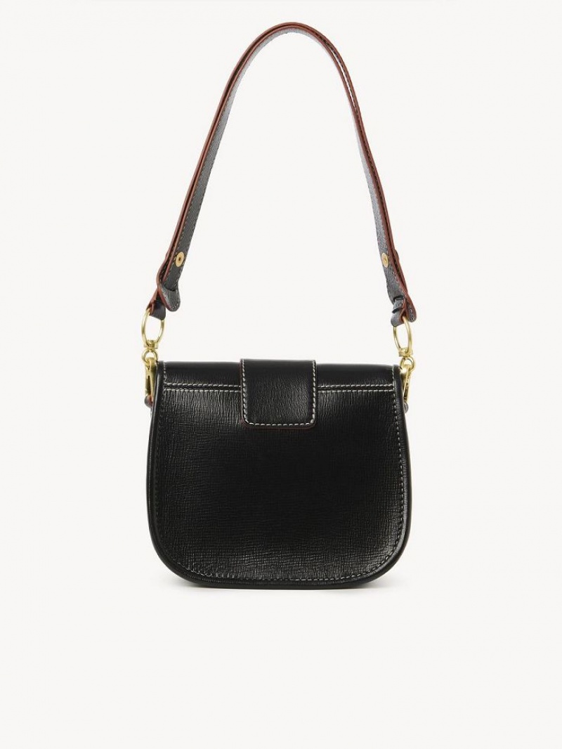 Chloe Saddie Satchel Schoudertassen Zwart | CHE-SR14665