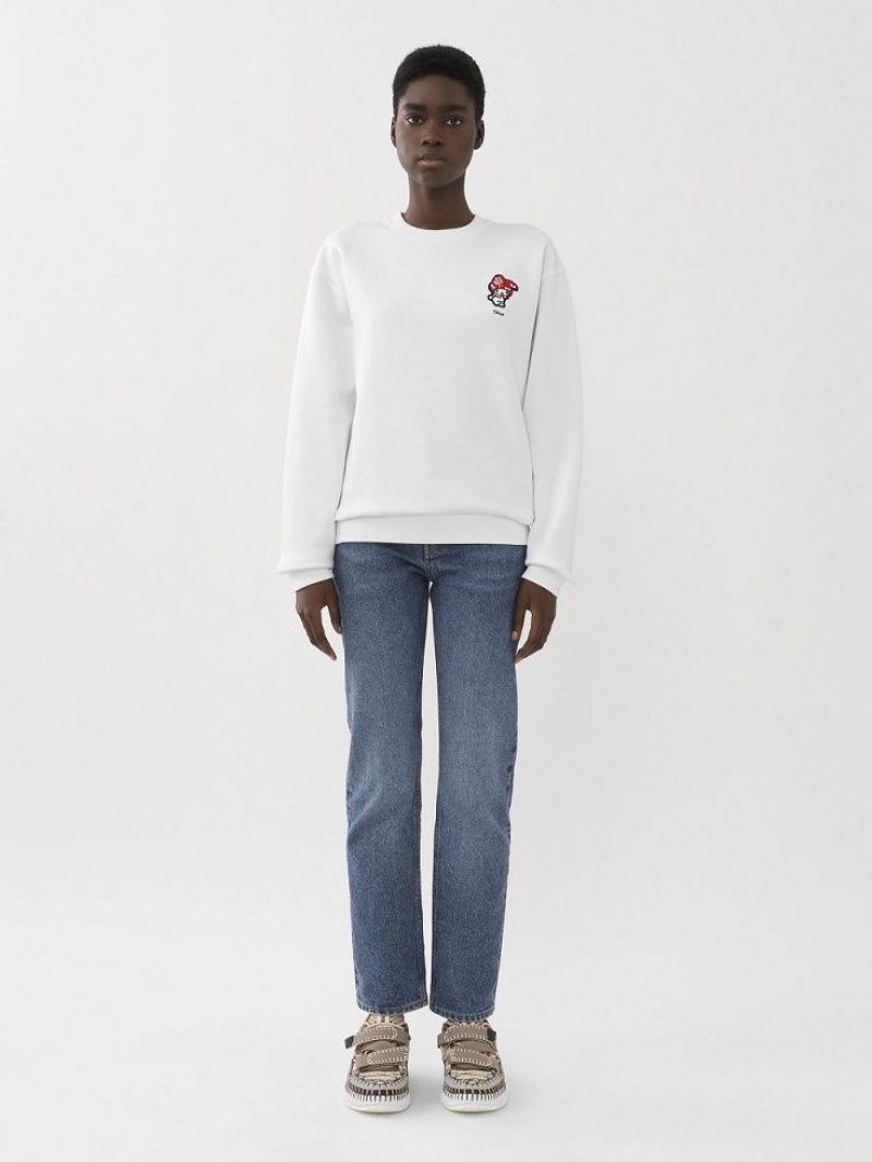 Chloe Semeru Rechtdoor-leg Jeans Blauw | CHE-SR13977