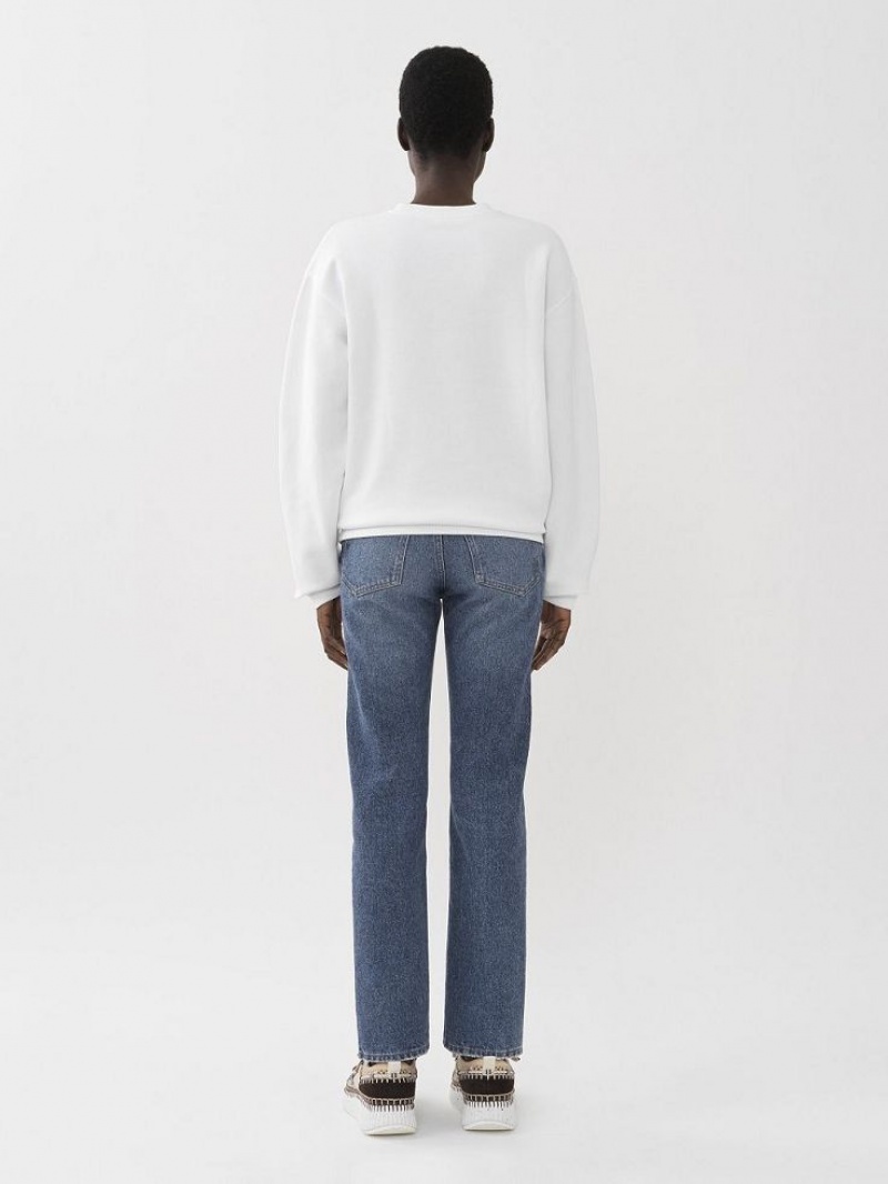 Chloe Semeru Rechtdoor-leg Jeans Blauw | CHE-SR13977