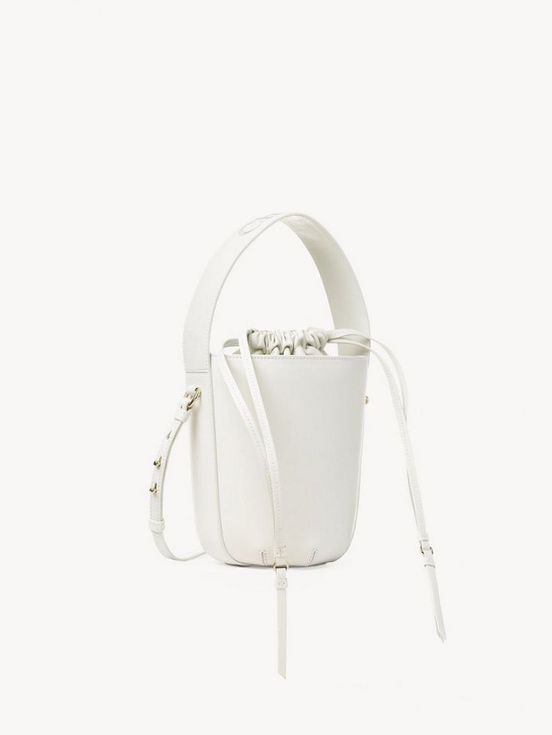 Chloe Sense Bucket Mini Tassen Wit | CHE-SR13677