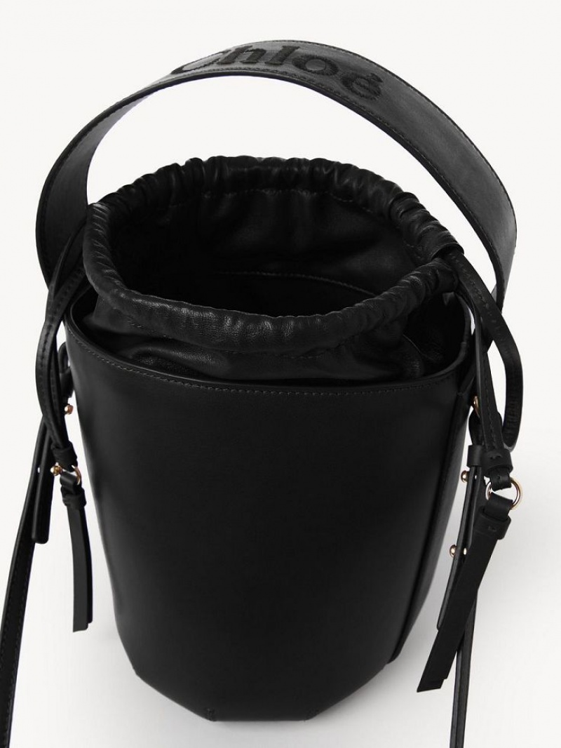 Chloe Sense Bucket Mini Tassen Zwart | CHE-SR13702