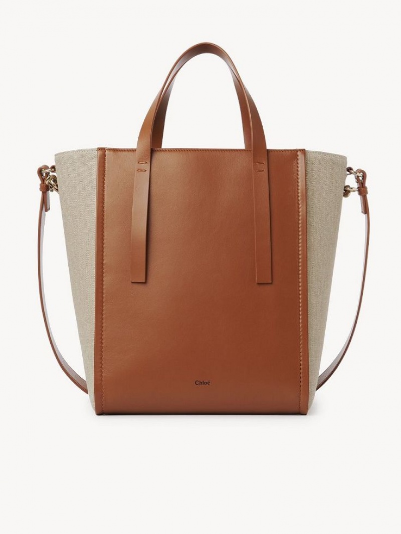 Chloe Sense Medium Schoudertassen Bruin | CHE-SR13424