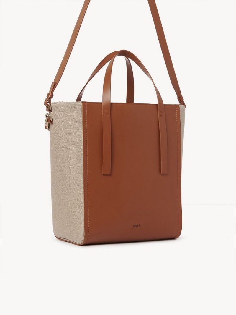 Chloe Sense Medium Schoudertassen Bruin | CHE-SR13424