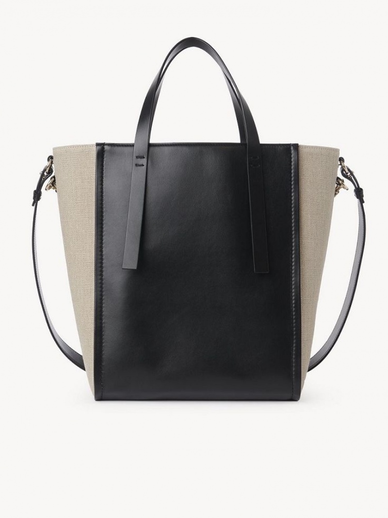Chloe Sense Medium Schoudertassen Zwart | CHE-SR13423