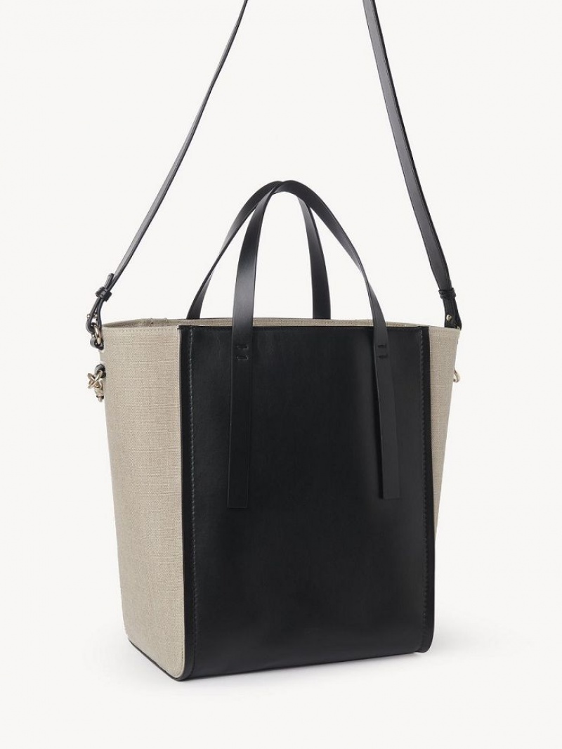Chloe Sense Medium Schoudertassen Zwart | CHE-SR13423