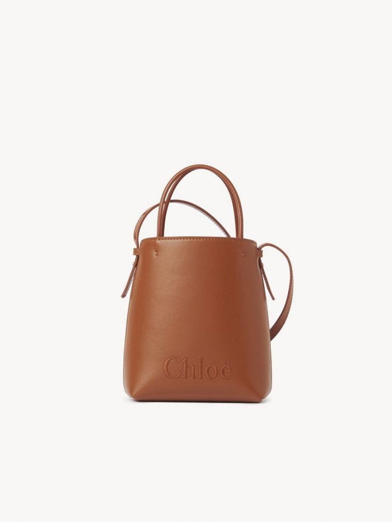 Chloe Sense Micro Schoudertassen Bruin | CHE-SR13406