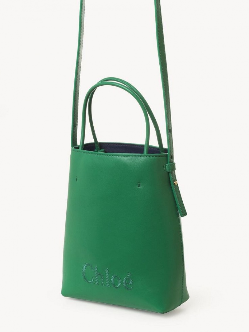 Chloe Sense Micro Schoudertassen Groen | CHE-SR13407