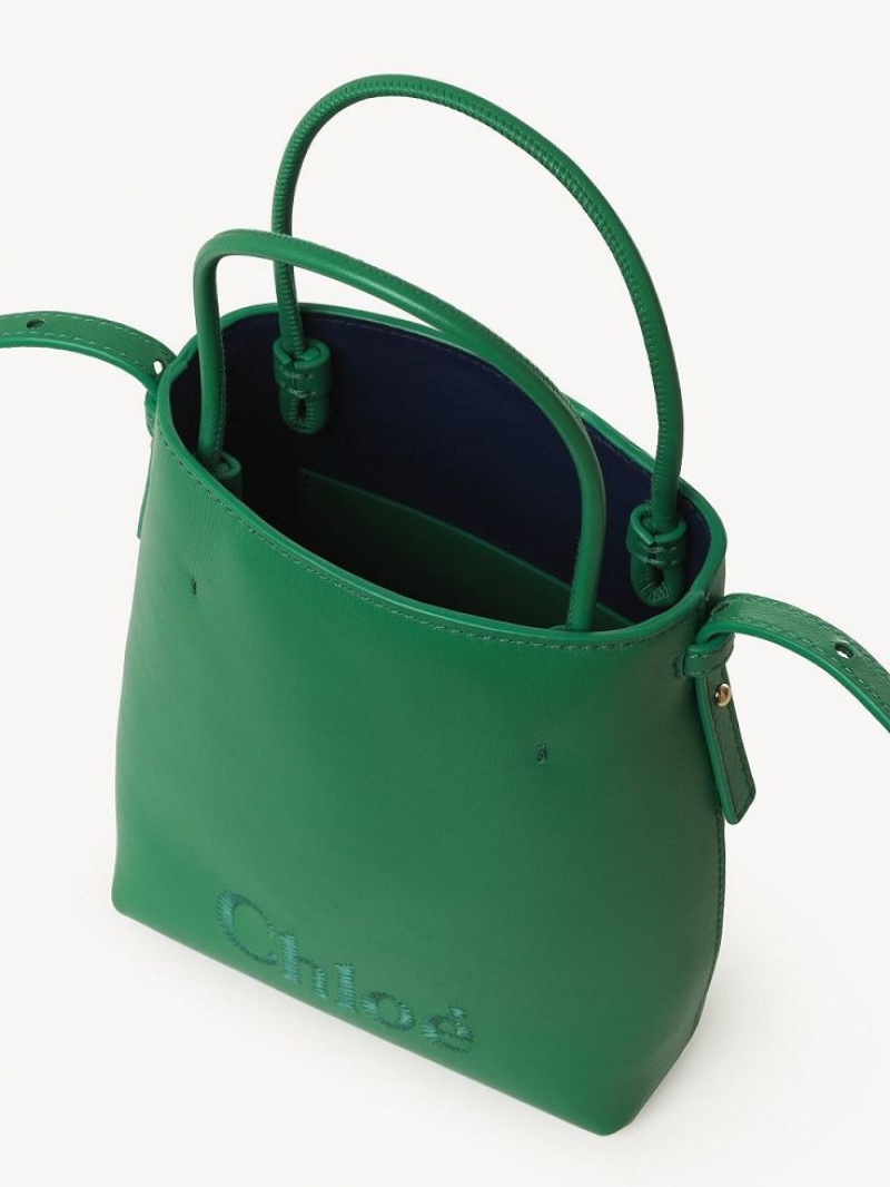 Chloe Sense Micro Schoudertassen Groen | CHE-SR13407