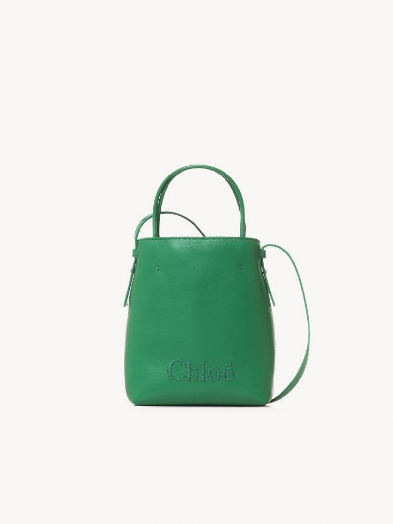 Chloe Sense Micro Schoudertassen Groen | CHE-SR13407