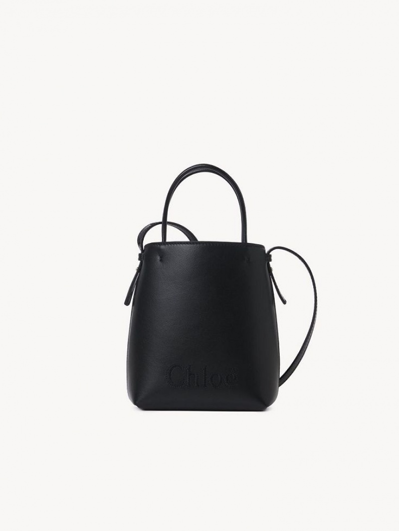 Chloe Sense Micro Schoudertassen Zwart | CHE-SR13404