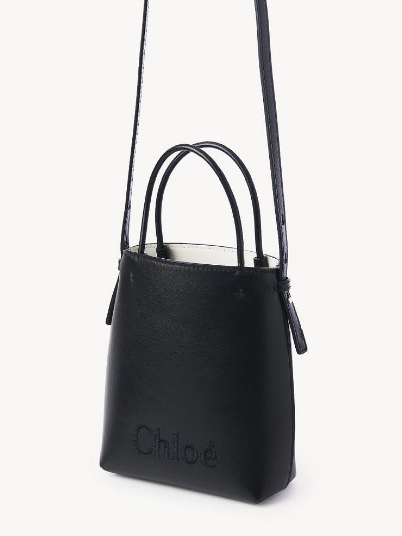 Chloe Sense Micro Schoudertassen Zwart | CHE-SR13404