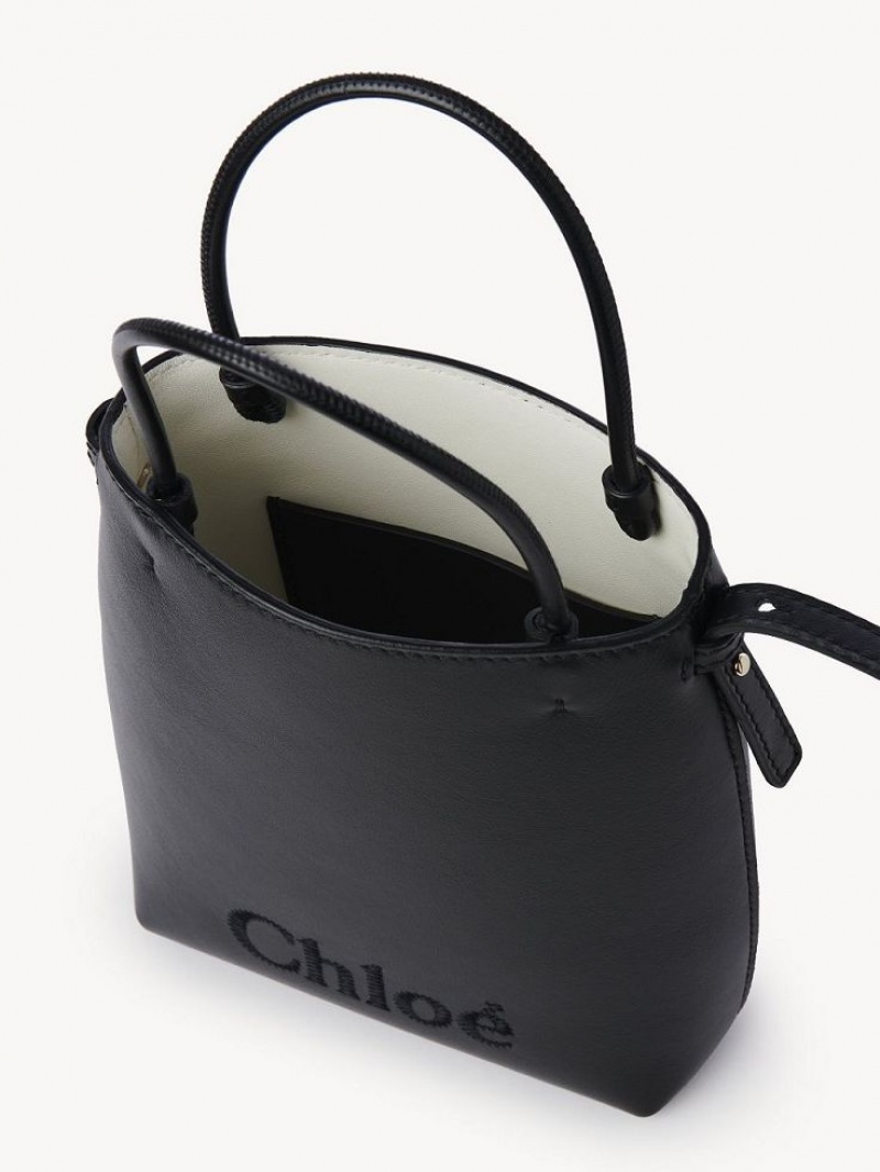 Chloe Sense Micro Schoudertassen Zwart | CHE-SR13404