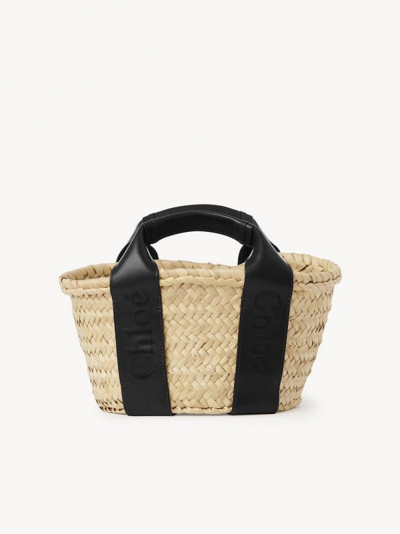 Chloe Sense Small Basket Crossbodytassen Zwart | CHE-SR13519