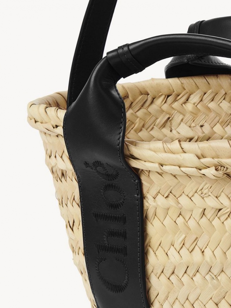 Chloe Sense Small Basket Crossbodytassen Zwart | CHE-SR13519