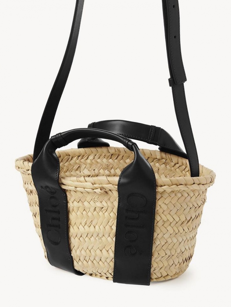 Chloe Sense Small Basket Crossbodytassen Zwart | CHE-SR13519