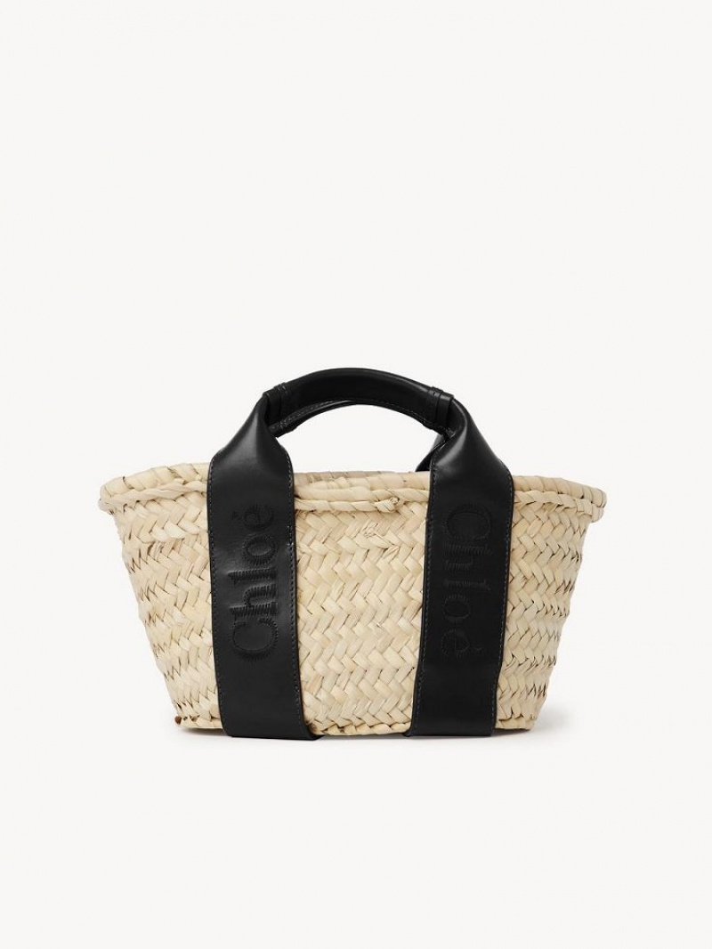 Chloe Sense Small Basket Crossbodytassen Zwart | CHE-SR13519