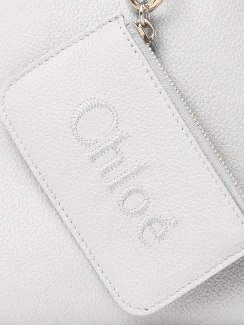 Chloe Sense Small East-west Tote Tassen Wit | CHE-SR13328