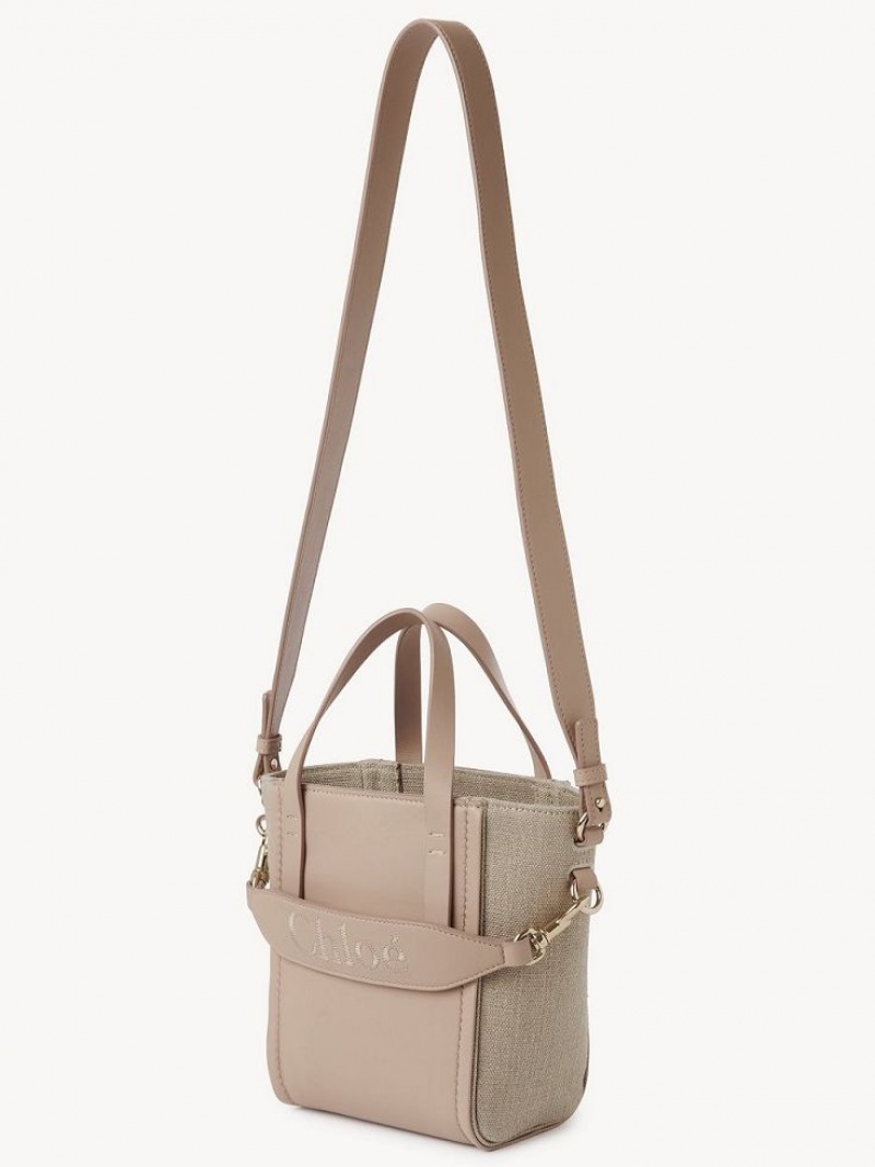 Chloe Sense Small Schoudertassen Beige | CHE-SR13418