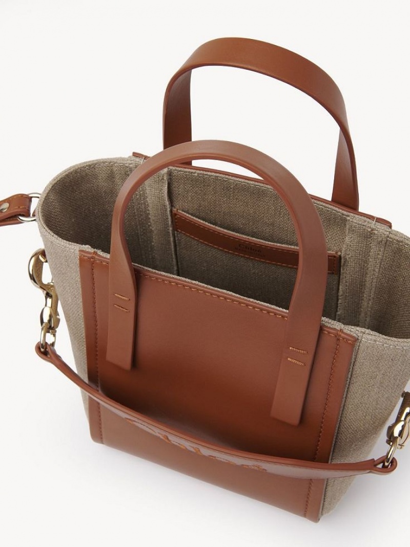 Chloe Sense Small Tote Tassen Bruin | CHE-SR13285