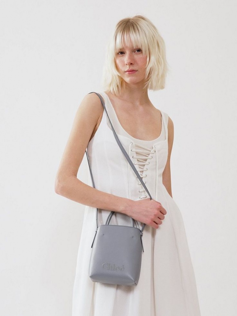 Chloe Sense Tote Mini Tassen Blauw | CHE-SR13733