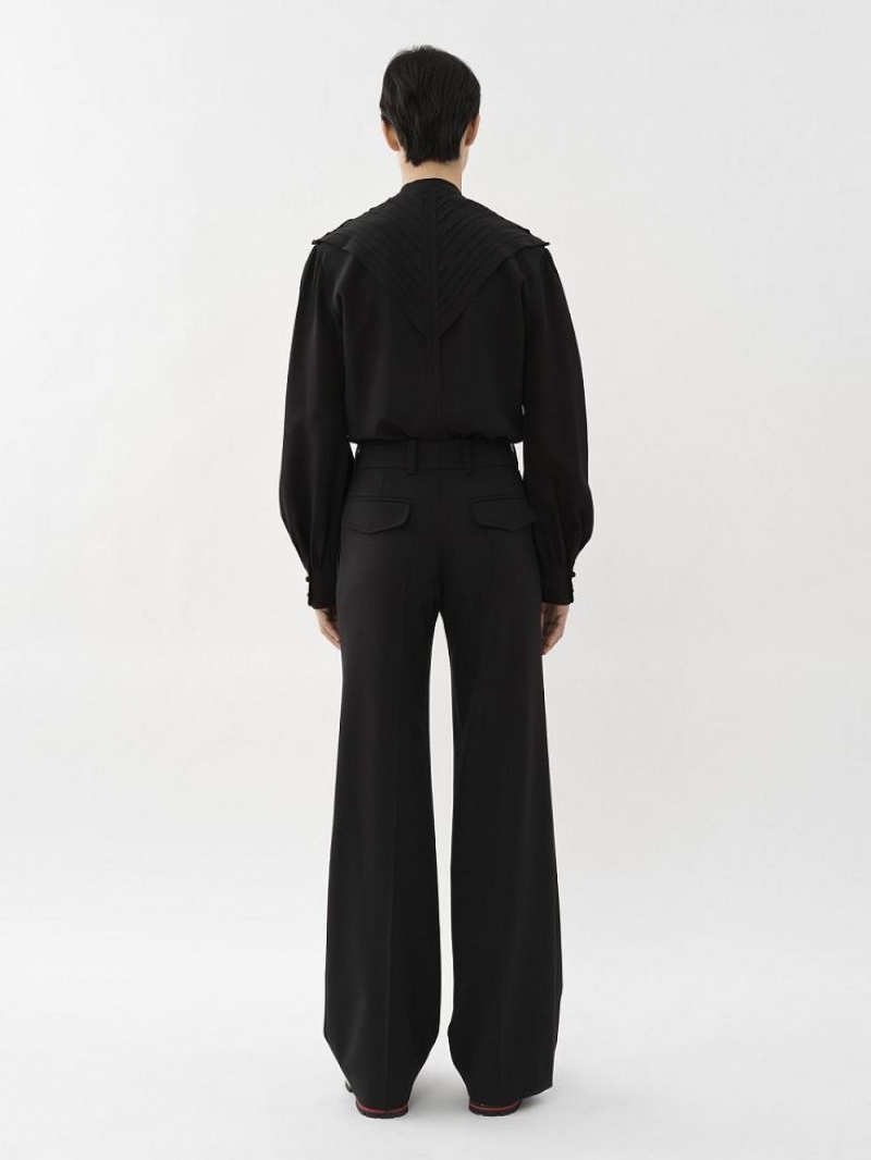 Chloe Signature Flared Broek Zwart | CHE-SR13968